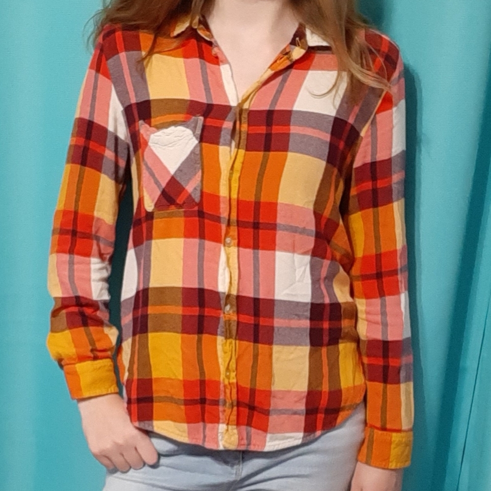 American Eagle BF fit Fall color soft Flannel